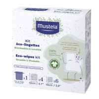 MUSTELA Kit éco-lingettes réutilisables et lavables x10 Mustela-19545