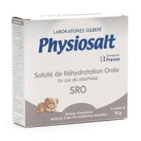 Physiosalt réhydratation orale pour bébé 10 sachets