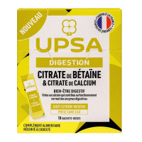 UPSA Digestion Citrate de bétaïne et citrate de calcium 10 sachets-19553