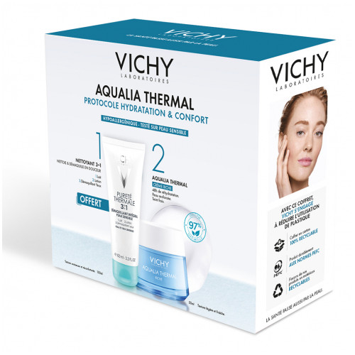 VICHY Aqualia Coffret crème riche Hydratation et Confort 50ml-19563 VICHY Aqualia Coffret crème riche Hydratation et Confort 50ml-19563