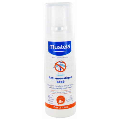 MUSTELA Anti-Moustique Bébé 100 ml-19578 MUSTELA Anti-Moustique Bébé 100 ml-19578