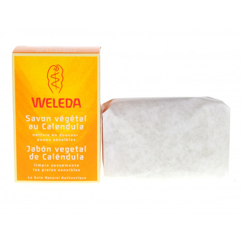 WELEDA Savon Végétal Calendula 100g - Doux et Naturel