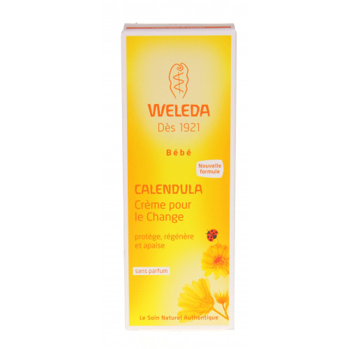 WELEDA Crème Change Calendula 75mL - Protège et Apaise Bébé WELEDA Crème Change Calendula 75mL - Protège et Apaise Bébé