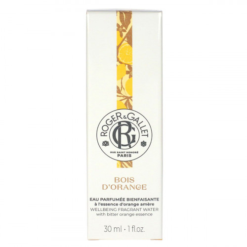 ROGER & GALLET Bois d'Orange eau parfumée bienfaisante 30ml-19807 ROGER & GALLET Bois d'Orange eau parfumée bienfaisante 30ml-19807
