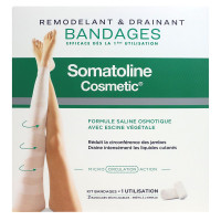 SOMATOLINE COSMETIC Kit remodelant et drainant 2 bandages-19821