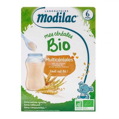 MODILAC Mes céréales bio dès 6 mois multicéréales 250g-19831