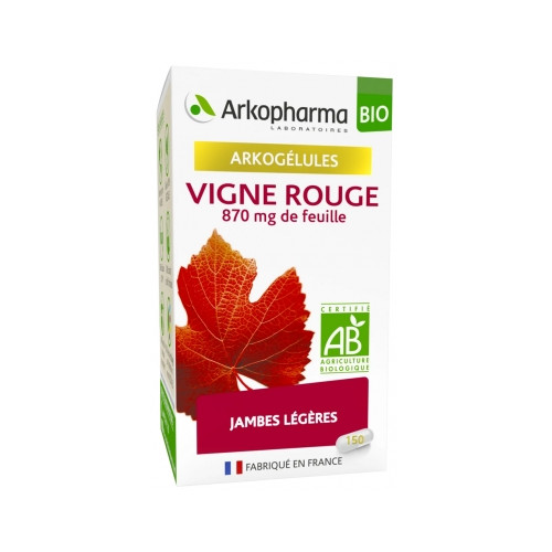 ARKOPHARMA Arkogélules Vigne Rouge Bio 150 Gélules-19847 ARKOPHARMA Arkogélules Vigne Rouge Bio 150 Gélules-19847