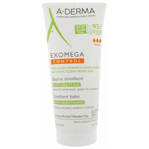 Exomega Control Baume Émollient Anti-Grattage Tube Éco-Slim 200 ml Exomega Control Baume Émollient Anti-Grattage Tube Éco-Slim 200 ml