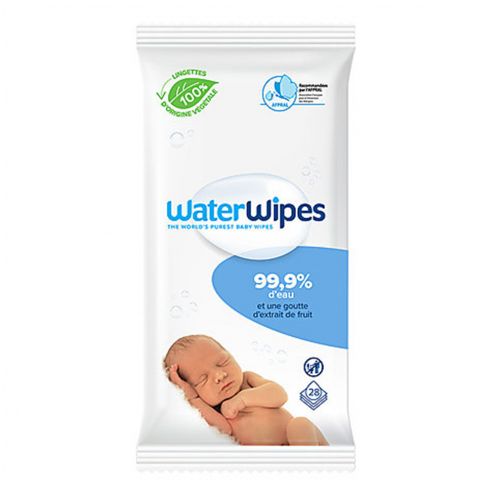 WATERWIPES Lingettes bébé x28 Pack nomade Waterwipes