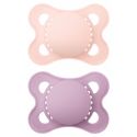 Original 2 Sucettes Anatomiques Silicone Couleurs Unis 2-6 Mois