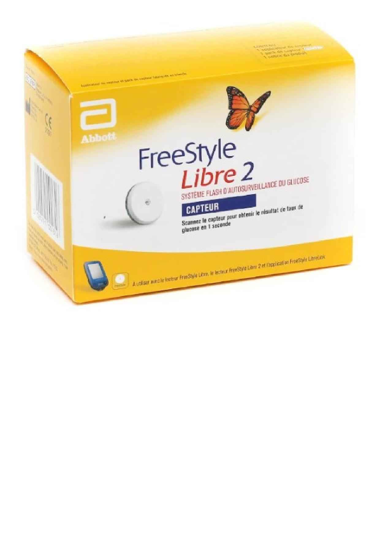 ABBOTT FreeStyle Libre 2 - Glycémie 15 jours - Pharma360