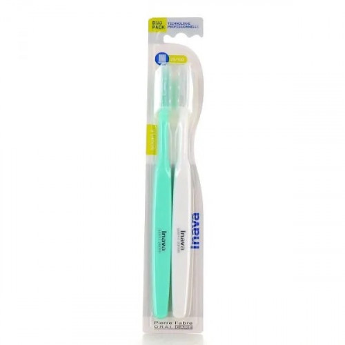 INAVA SOUPLE - Brosse à Dents 20/100 Lot de 2-19948 INAVA SOUPLE - Brosse à Dents 20/100 Lot de 2-19948