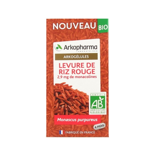 ARKOPHARMA Arkopharma Arkogélules Levure de Riz Rouge Bio 120 Gélules-19971 ARKOPHARMA Arkopharma Arkogélules Levure de Riz Rouge Bio 120 Gélules-19971