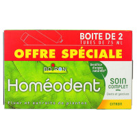 BOIRON Homéodent Dentifrice dents & gencives 2x75ml - citron-19978