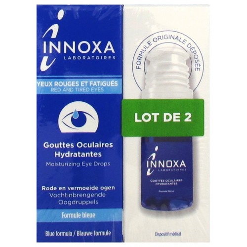 Gouttes Oculaires Hydratantes Yeux Rouges et Fatigués Lot de 2 x 10 ml