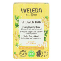 WELEDA Shower Bar douche végétale solide gingembre & petitgrain 75g-19989