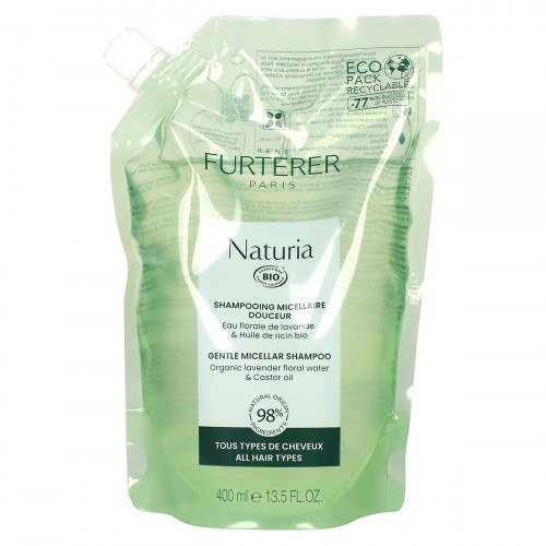 FURTERER Naturia shampooing micellaire douceur bio eco-recharge 400ml-20002 FURTERER Naturia shampooing micellaire douceur bio eco-recharge 400ml-20002