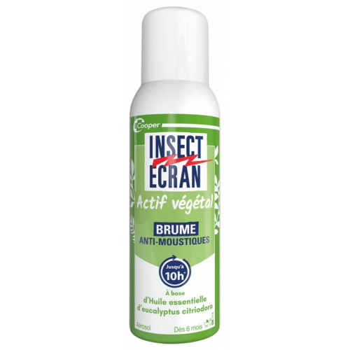 INSECT ECRAN Actif Végétal Brume Anti-Moustiques 100 ml-20005 INSECT ECRAN Actif Végétal Brume Anti-Moustiques 100 ml-20005