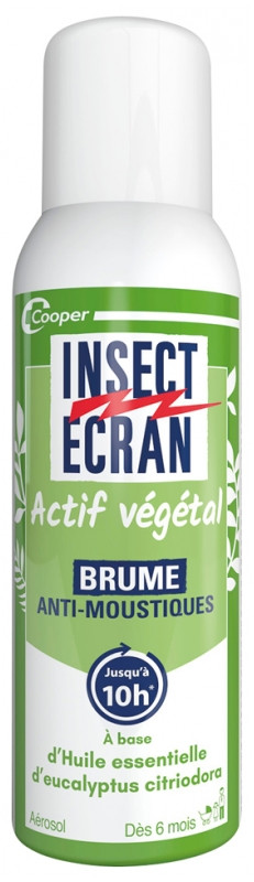 INSECT ECRAN Spray Anti-Moustiques Actif Végétal 100ML