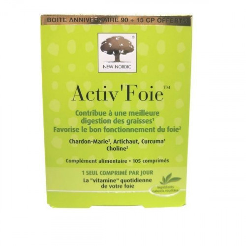 NEW NORDIC Activ'foie 90 comprimés-20038