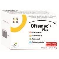 EUROPHTA OFTAMAC + Plus Capsules à visée occulaire 6 Mois 180 Capsules-20056