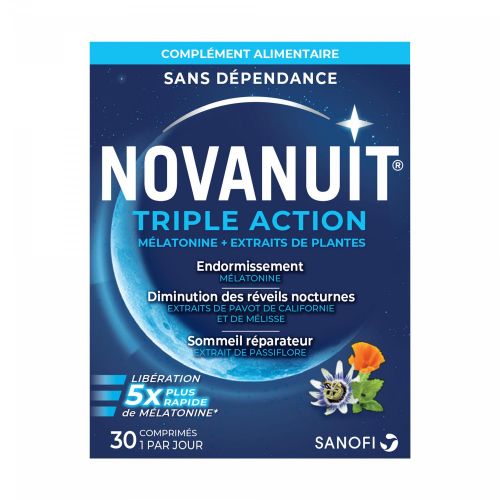 SANOFI Novanuit sommeil 30 comprimés-20057 SANOFI Novanuit sommeil 30 comprimés-20057