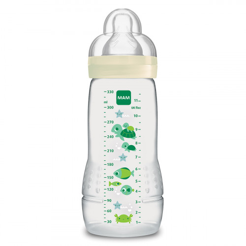 MAM Biberon 2ème âge Easy Active 6 mois et + 330ml-20065 MAM Biberon 2ème âge Easy Active 6 mois et + 330ml-20065