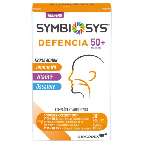 BIOCODEX DEFENCIA - Symbiosys Defencia, 50+ 30 gélules-20114