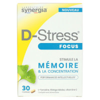 SYNERGIA D-Stress Focus mémoire concentration 30 comprimés-20123