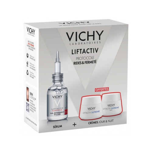 VICHY LiftActiv Supreme H.A. Epidermic Filler Sérum 30 ml + Suprême Jour 15 ml & Nuit 15 ml Offertes-20141