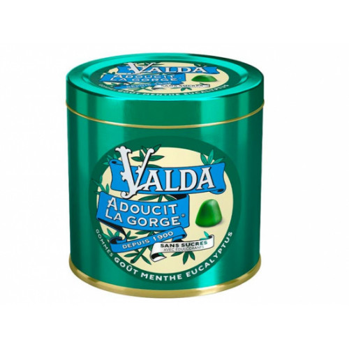 VALDA Valda Gommes Sans Sucres Menthe Eucalyptus - 160g-20142 VALDA Valda Gommes Sans Sucres Menthe Eucalyptus - 160g-20142