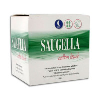 SAUGELLA Serviettes Hygieniques Nuit x12 CottonTouch + pochette offerte Saugella-20162