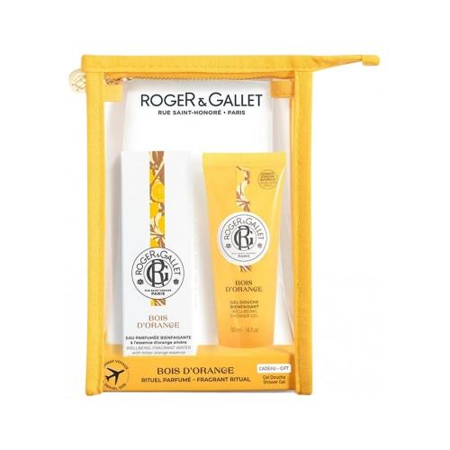 ROGER & GALLET Bois d'Orange Eau Parfumée Bienfaisante 30 ml + Gel Douche Bienfaisant 50 ml Offert-20175
