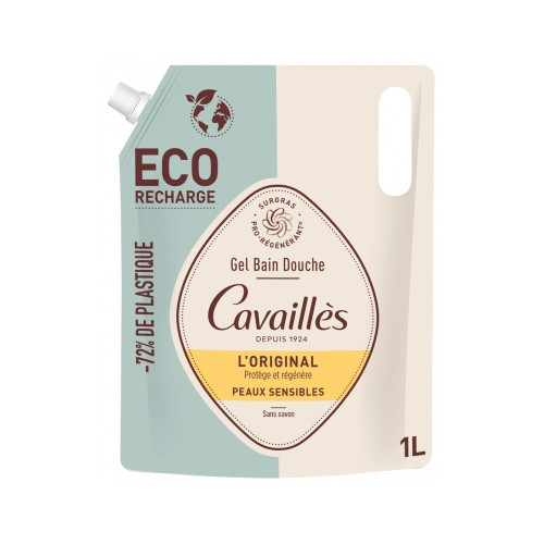 ROGE CAVAILLES Rogé Cavaillès Gel Bain Douche Peaux Sensibles L'Original Éco-Recharge 1 L-20190 ROGE CAVAILLES Rogé Cavaillès Gel Bain Douche Peaux Sensibles L'Original Éco-Recharge 1 L-20190