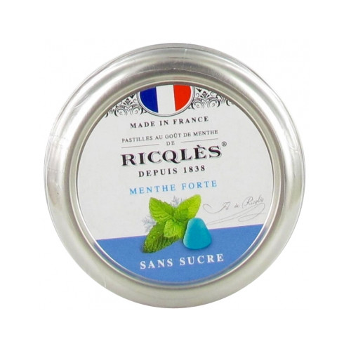 RICQLES Pastilles à la Menthe Forte Sans Sucre 45 g-20191 RICQLES Pastilles à la Menthe Forte Sans Sucre 45 g-20191