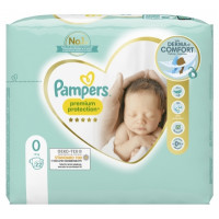 PAMPERS Premium Protection 22 Couches Taille 0 (Moins de 3 kg)-20209