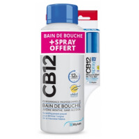 OMEGA PHARMA Bain de Bouche 500 ml + Spray Buccal Sans Alcool Menthe 15 ml Offert-20214