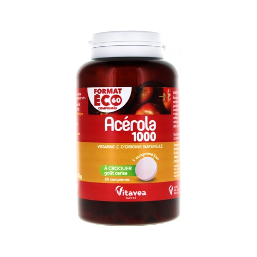 NUTRISANTE Acérola 1000 60 Comprimés-20235 NUTRISANTE Acérola 1000 60 Comprimés-20235
