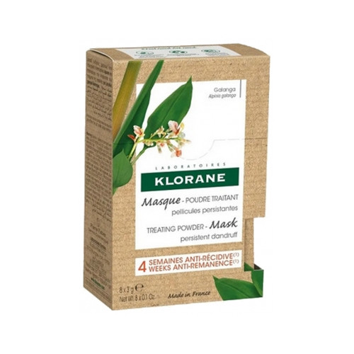 KLORANE Masque Poudre Traitant au Galanga Pellicules Persistantes 8 Sachets-20267