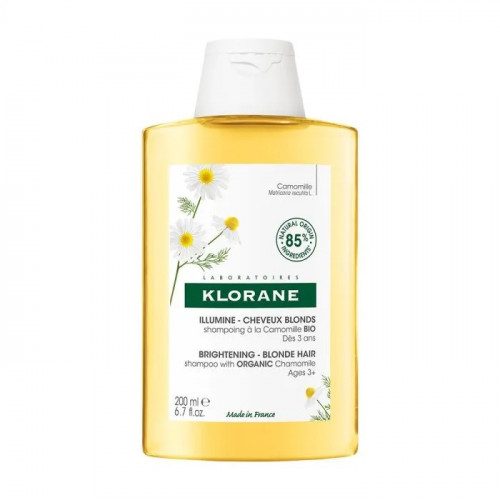 KLORANE CAMOMILLE - Shampooing Camomille Bio - Cheveux Blonds 200ml-20273 KLORANE CAMOMILLE - Shampooing Camomille Bio - Cheveux Blonds 200ml-20273