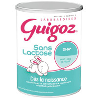GUIGOZ Lait Infantile Sans Lactose - Dès la Naissance 400g-20279