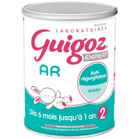 GUIGOZ EXPERT - Lait AR 2ème Âge Anti-Régurgitations Amidon - De 6 mois à 1 an 780g-20281