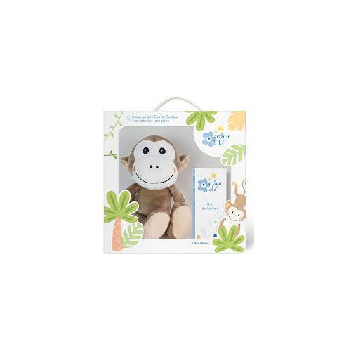 GILBERT Coffret Bébé : Peluche singe + Eau de Senteur 50ml - Dès la naissance-20282