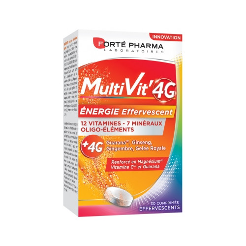 FORTE PHARMA MultiVit'4G Energie 30 Comprimés Effervescents-20293