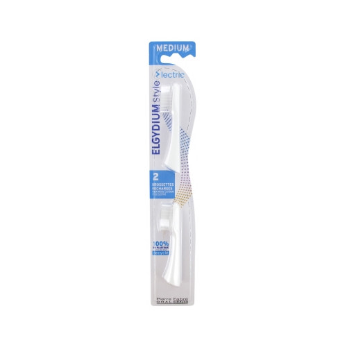ELGYDIUM Style Electric 2 Brossettes Recharges Medium-20305 ELGYDIUM Style Electric 2 Brossettes Recharges Medium-20305