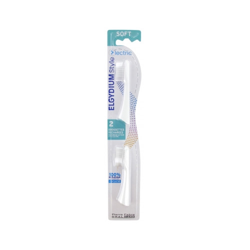 ELGYDIUM Style Electric 2 Brossettes Recharges Soft-20306 ELGYDIUM Style Electric 2 Brossettes Recharges Soft-20306