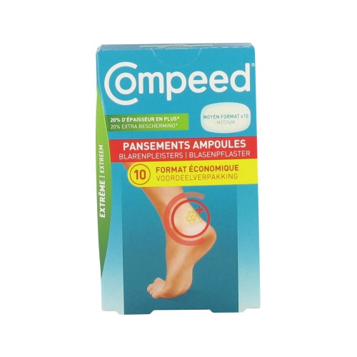 COMPEED Pansements Ampoules Moyen Format Extrême 10 Pansements-20318