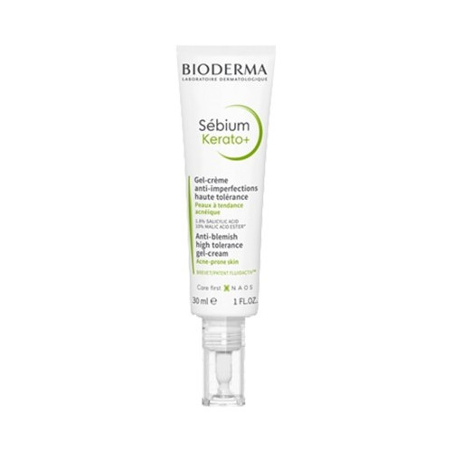 BIODERMA Bioderma Sebium Kerato+ Gel-crème anti-imperfections haute tolérance Peaux à tendance acnéique 30 ml-20321