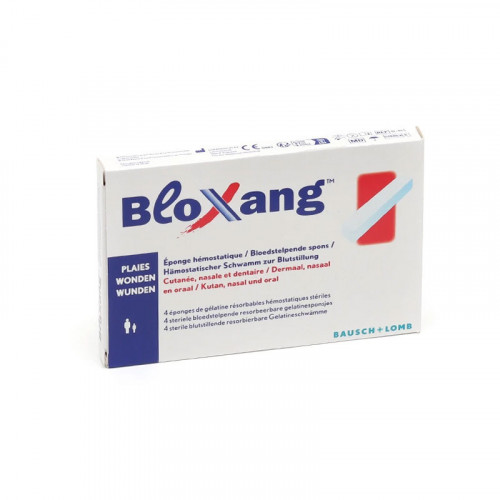 BAUSCH & LOMB BLOXANG 4 EPONGES HEMOSTATIQUES-20324 BAUSCH & LOMB BLOXANG 4 EPONGES HEMOSTATIQUES-20324
