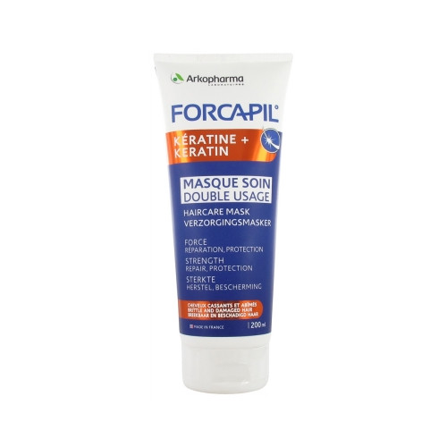 ARKOPHARMA Forcapil Kératine + Masque Soin Double Usage 200 ml-20340 ARKOPHARMA Forcapil Kératine + Masque Soin Double Usage 200 ml-20340